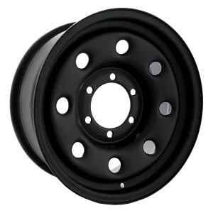 Envy Wheels – NX4 STEEL WHEEL – Black – 16″x7″ 15mm – All weather Wheels – NX41664